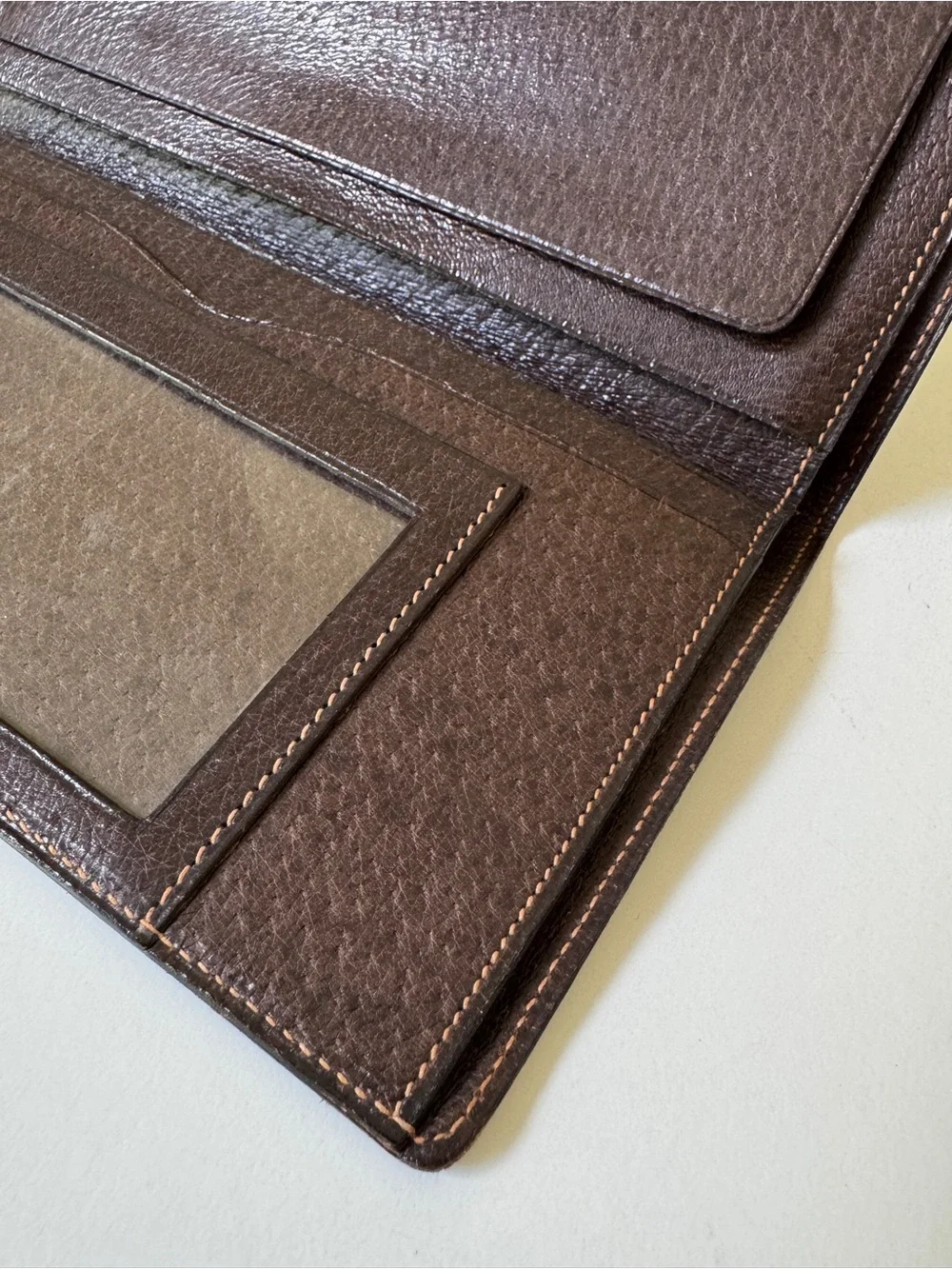 Gucci Leather Wallet, Brown